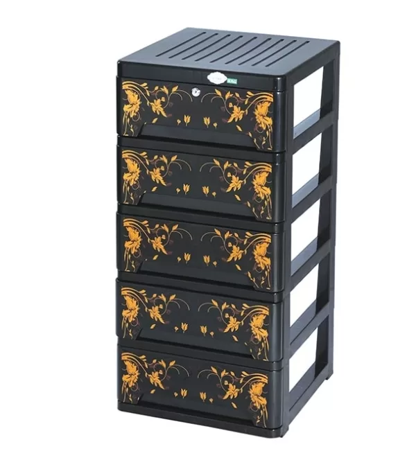 Amass Closet 5 Drawer Gold