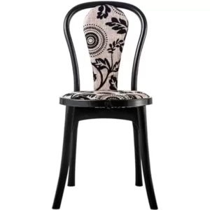 Classic Sofa Chair Flora Black
