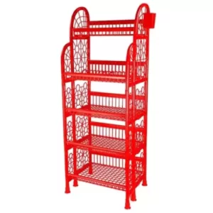 Premium Kitchen Rack 5 Step Red