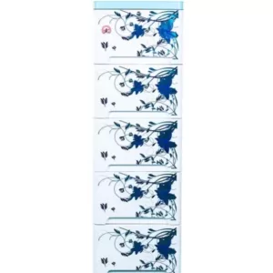 RFL Wardrobe Single 5D KD Deluxe Blue