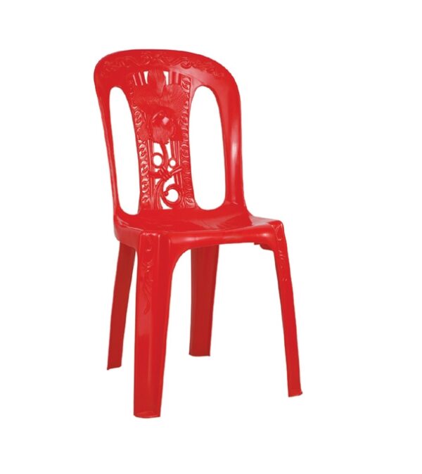 slim chair stick flower red