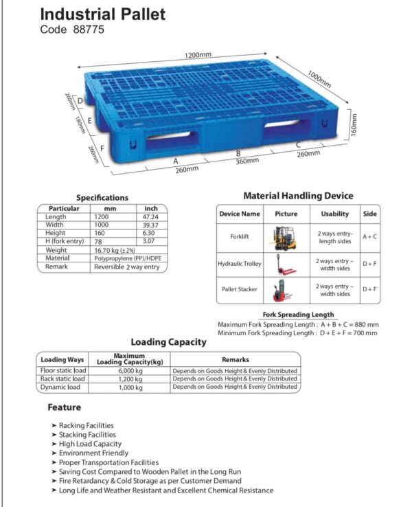 Rfl Plastic Pallet