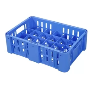 Rfl Decorator Glass Crate SM Blue