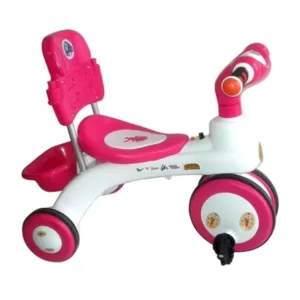 Rock Rider With Backrest-3Y Pink